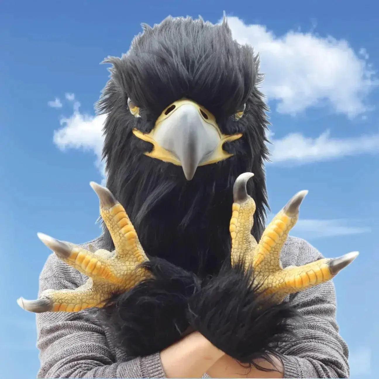  Premium 58cm Latex With Fur Dragon Mask Toyland EU -  ToylandEU™
