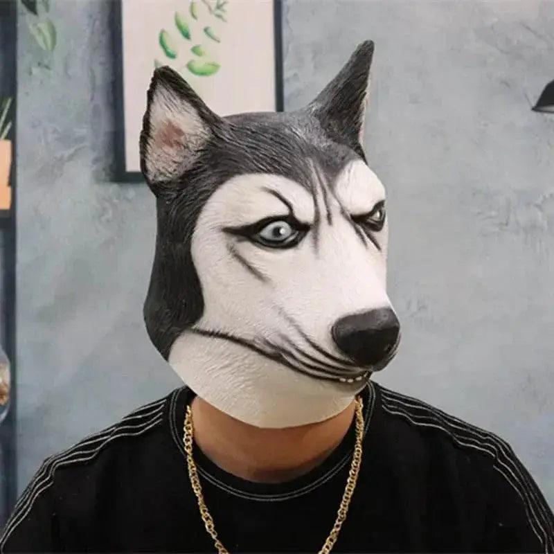  Premium 58cm Latex With Fur Dragon Mask Toyland EU -  ToylandEU™