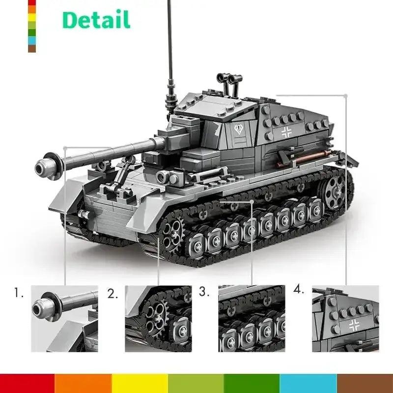  Premium 632 Tank Blocks Educational Toys Toyland EU -  ToylandEU™