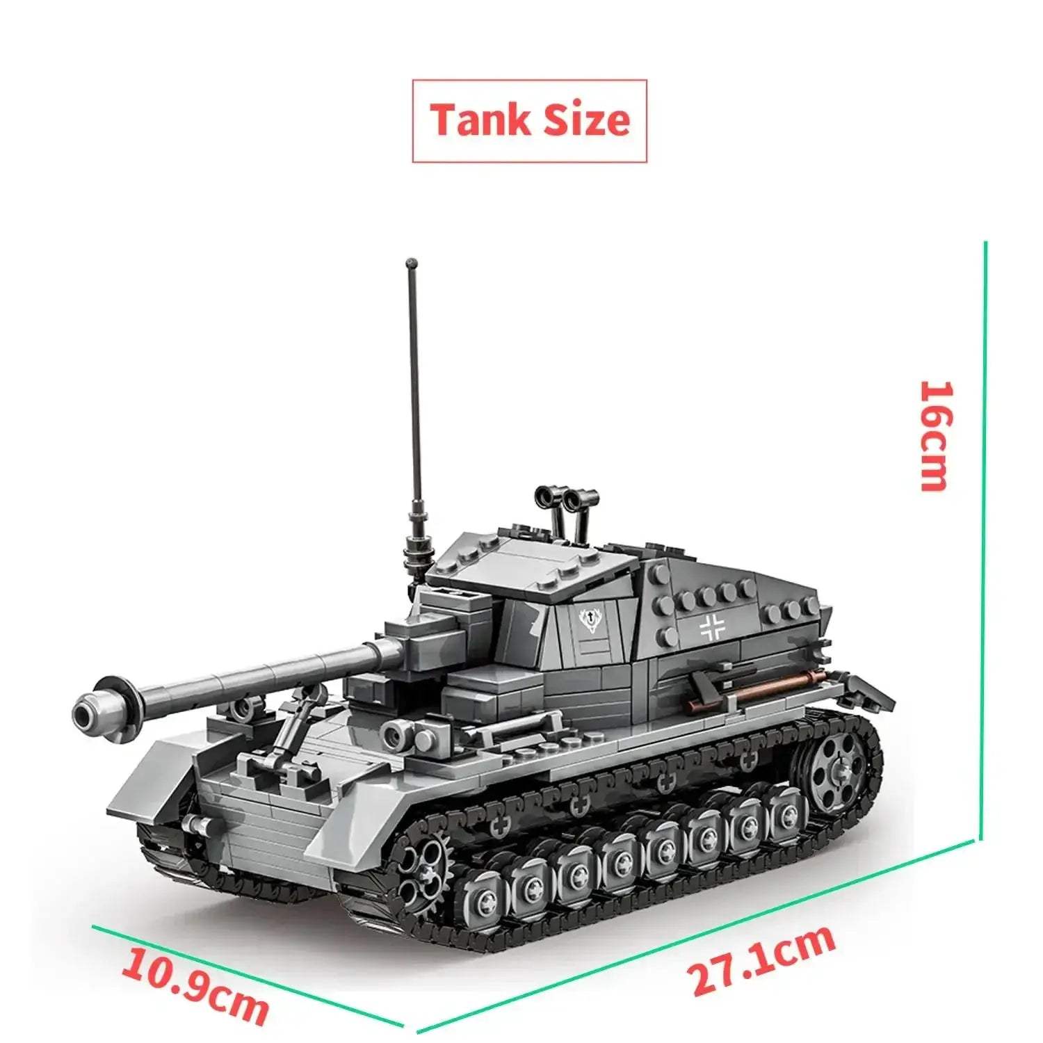  Premium 632 Tank Blocks Educational Toys Toyland EU -  ToylandEU™
