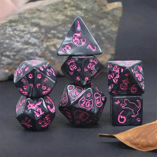  Premium 7 Piece Polyhedral DND Dice Set for Players -  ToylandEU™