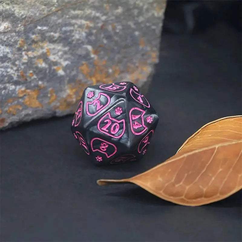 Premium 7 Piece Polyhedral DND Dice Set with Spherical Design for Enthusiastic Tabletop Role Players - ToylandEU
