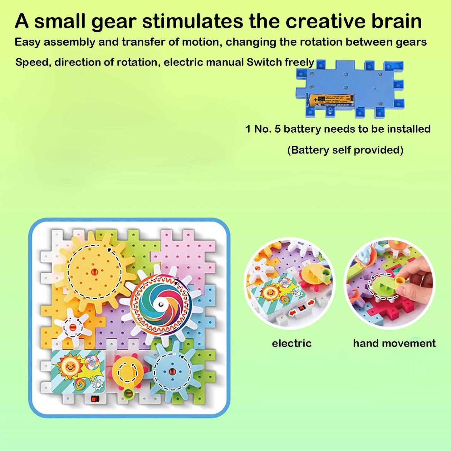 Premium 83Pcs Building Blocks Set Rotatable Colors For Kids - ToylandEU