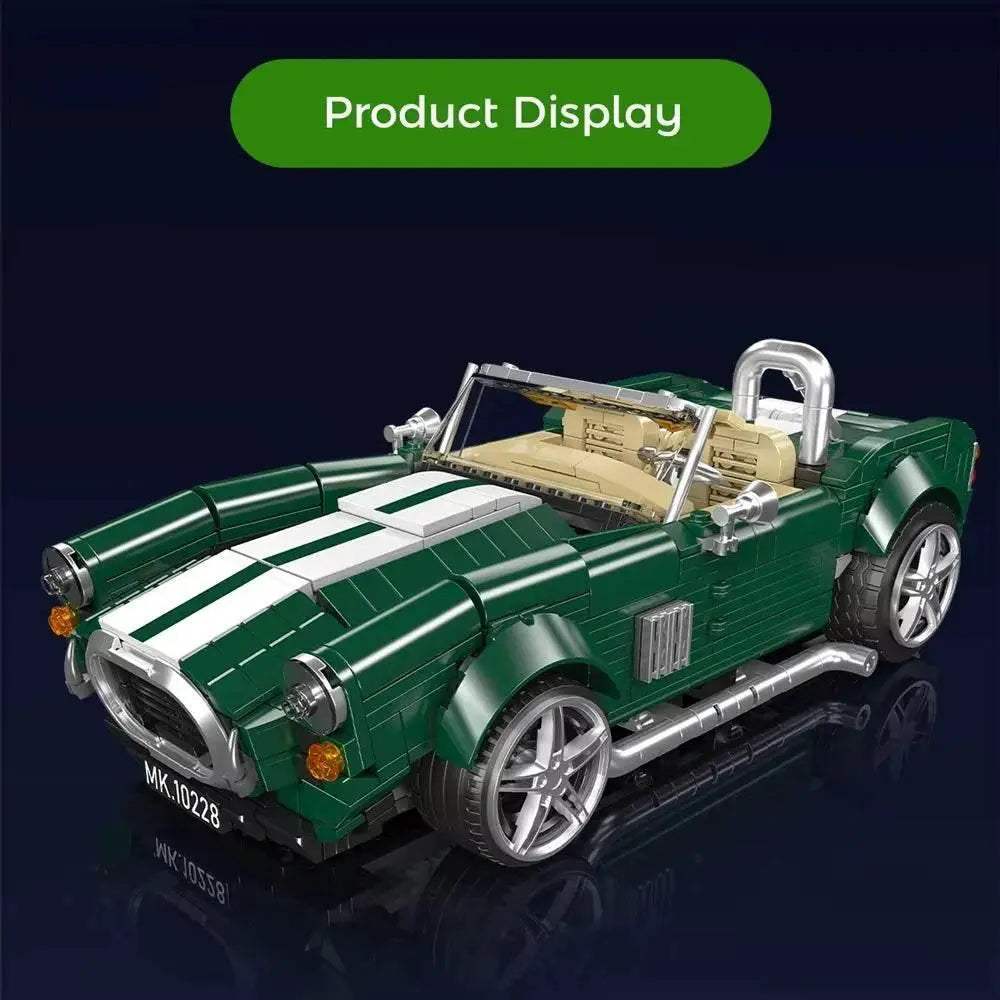 Premium AC Cobra Roadster Building Block Set Toyland EU -  ToylandEU™