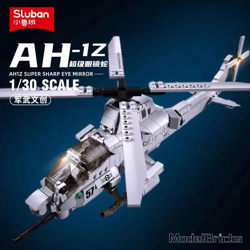  Premium AH1Z Viper Gunship Lego Block Set Toyland EU -  ToylandEU™