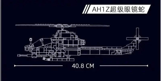  Premium AH1Z Viper Gunship Lego Block Set Toyland EU -  ToylandEU™