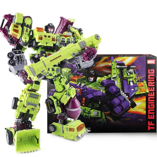 Premium Action Figure 6in1 Devastator Transformation Kids - ToylandEU