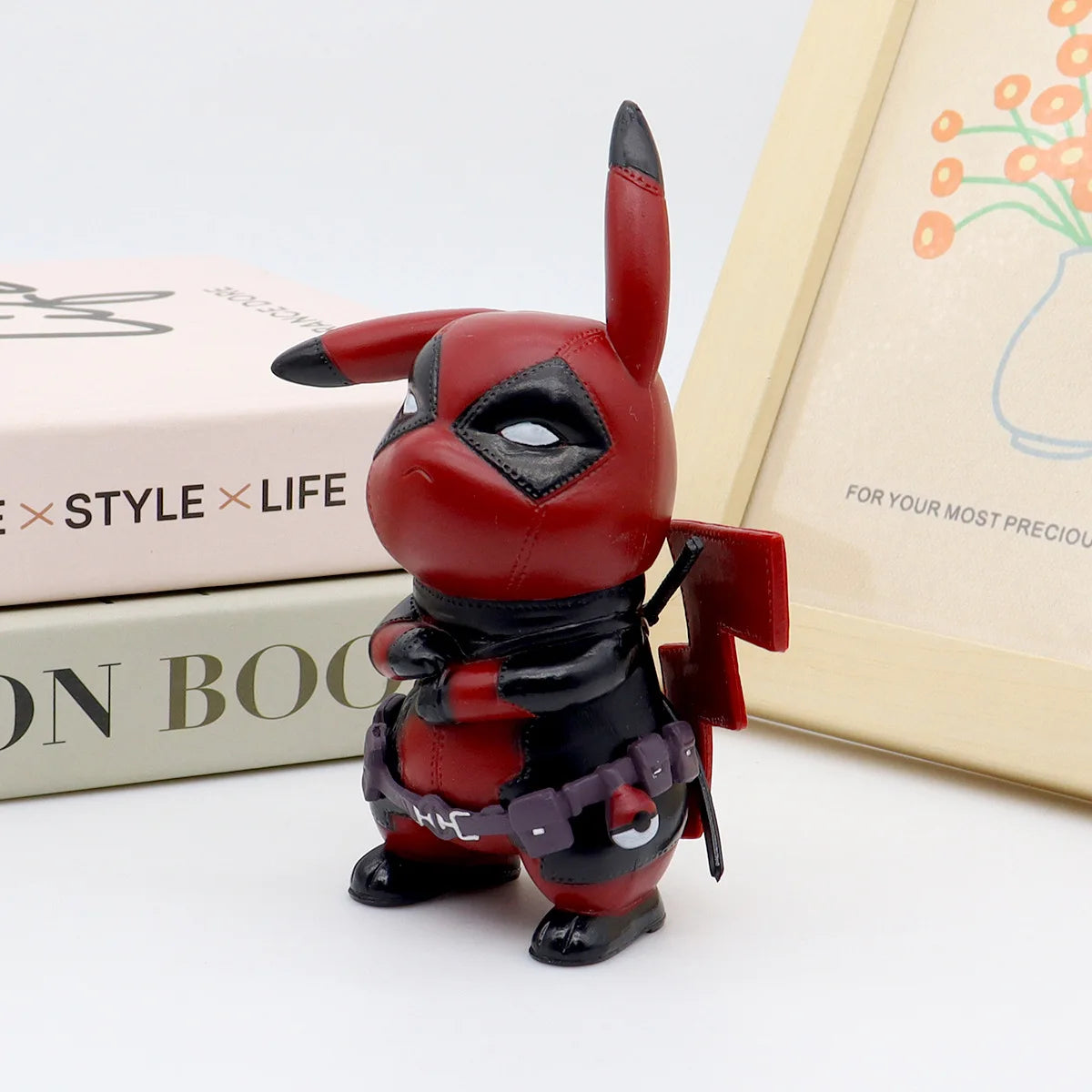 Premium Action Figure Pikachu Deadpool Q Version Desk Decor - ToylandEU