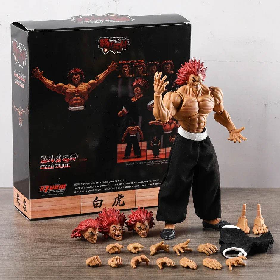 Premium Action Figure Toy Featuring Movable Joints for Yujiro Baki Hanma Collectors and Anime Fans - ToylandEU