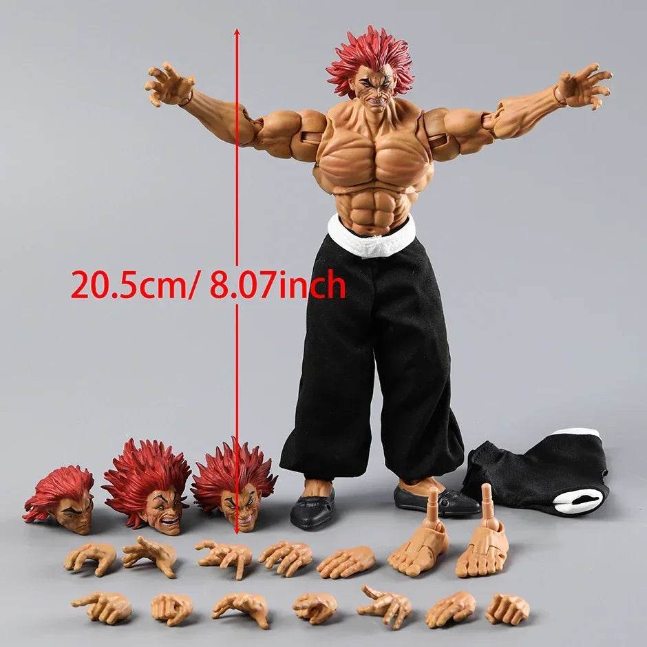 Premium Action Figure Toy Featuring Movable Joints for Yujiro Baki Hanma Collectors and Anime Fans - ToylandEU