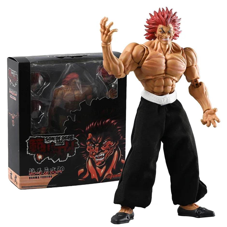 Premium Action Figure Toy Featuring Movable Joints for Yujiro Baki Hanma Collectors and Anime Fans - ToylandEU