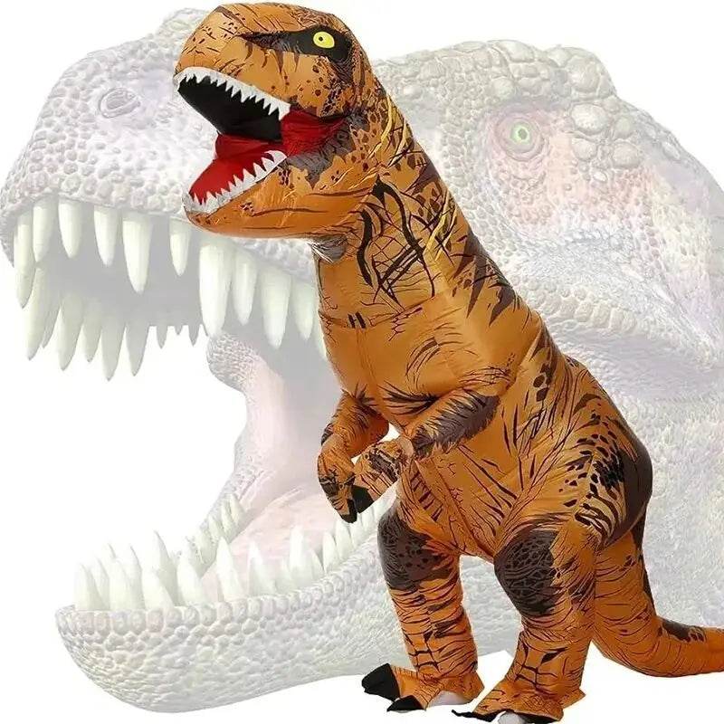 Premium Adult Inflatable Dinosaur Costume T Rex Halloween - ToylandEU