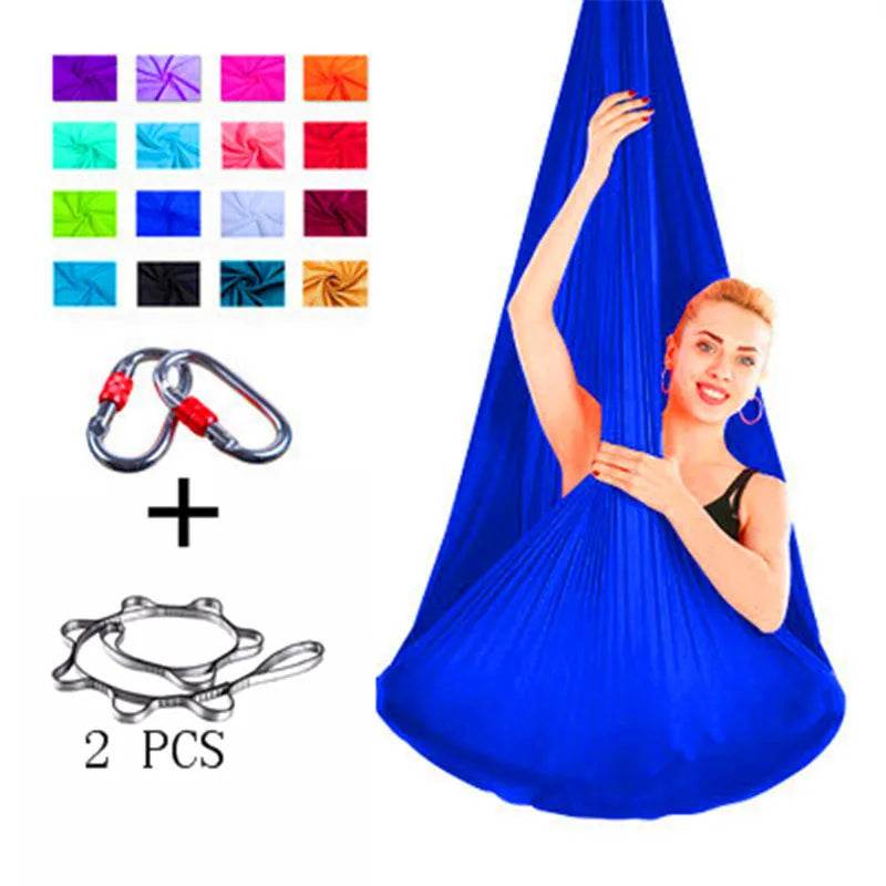 Premium Aerial Yoga Hammock 5m Full Set For Home Workout - ToylandEU