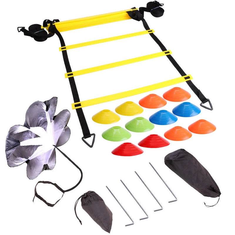 Premium Agility Ladder With Field Cones Parachute For Soccer - ToylandEU