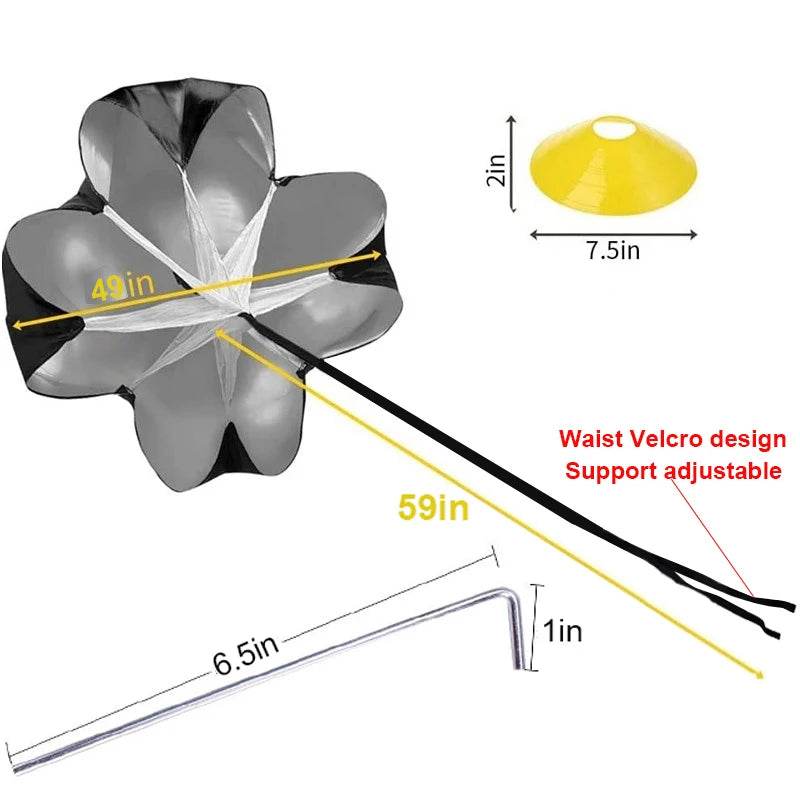 Premium Agility Ladder With Field Cones Parachute For Soccer - ToylandEU