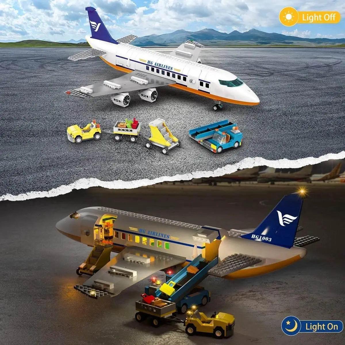  Premium Airplane Building Set LED Toyland EU -  ToylandEU™