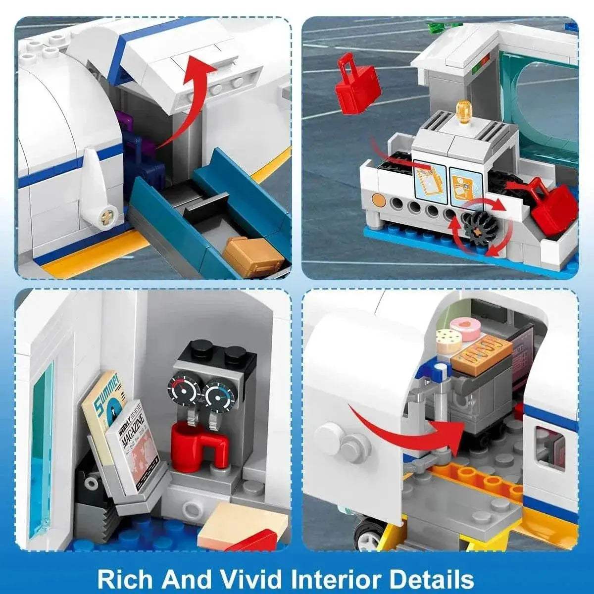  Premium Airplane Building Set LED Toyland EU -  ToylandEU™