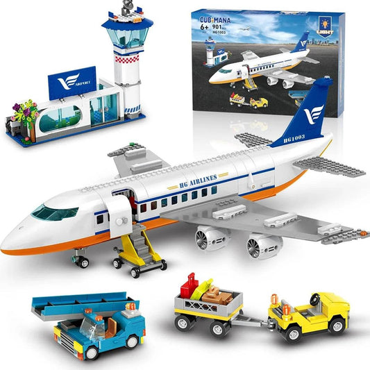 Premium Airplane Building Set With LED For Kids Six Up - ToylandEU