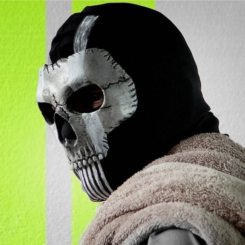 Premium Airsoft Skull Mask With Latex Fabric For Cosplay - ToylandEU