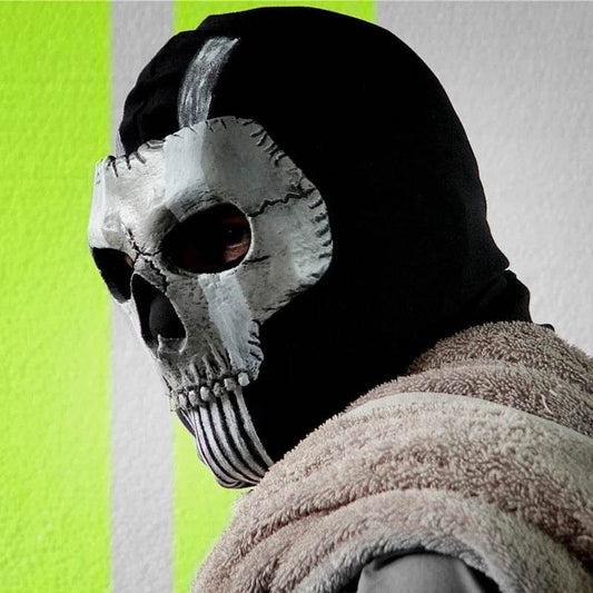 Premium Airsoft Skull Mask With Latex Fabric For Cosplay - ToylandEU