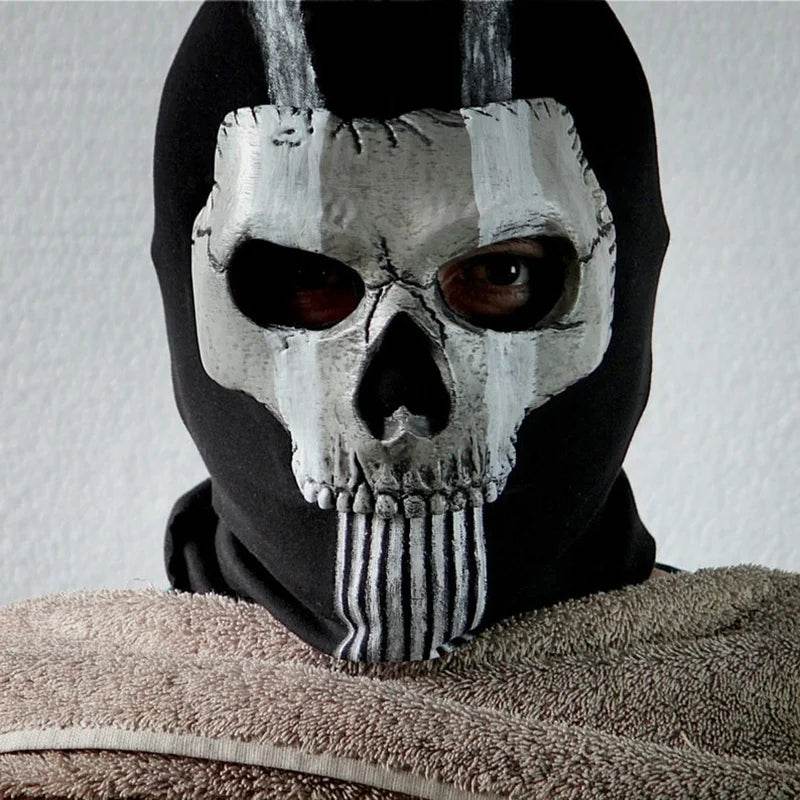 Premium Airsoft Skull Mask With Latex Fabric For Cosplay - ToylandEU