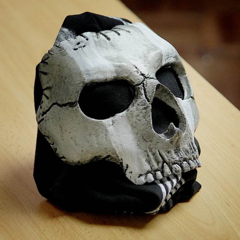 Premium Airsoft Skull Mask With Latex Fabric For Cosplay - ToylandEU