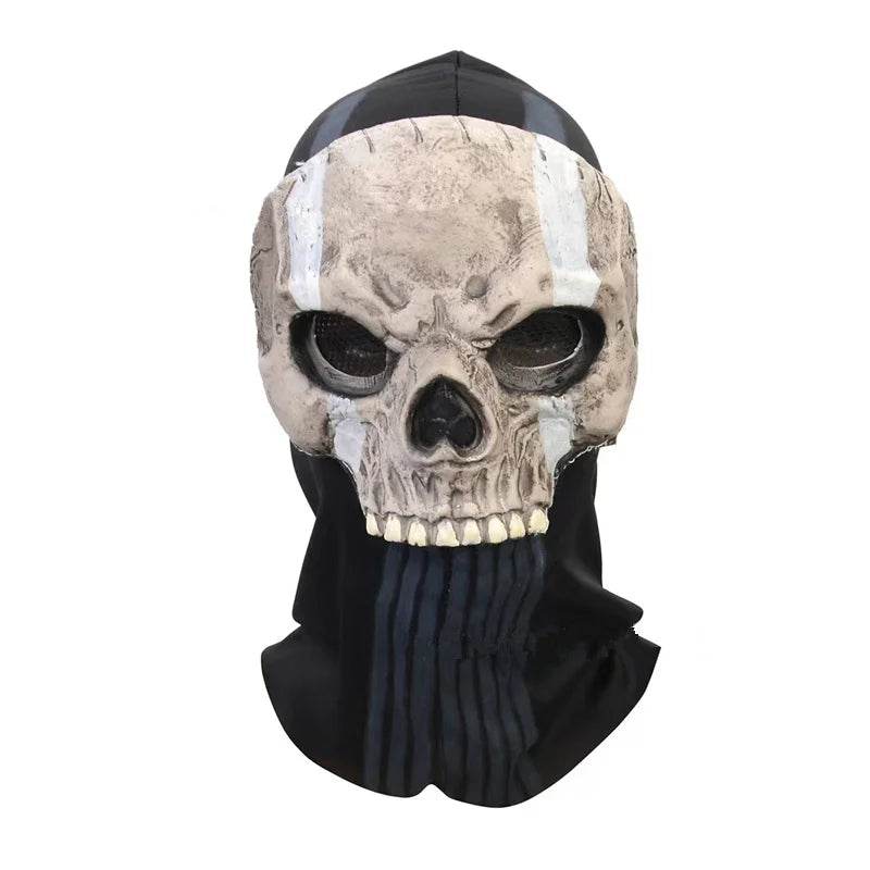 Premium Airsoft Skull Mask With Latex Fabric For Cosplay - ToylandEU