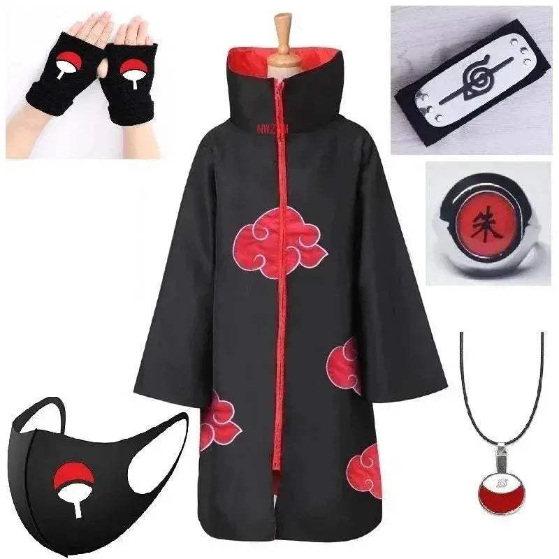  Premium Akatsuki Cloak Costume 5 Piece Set Toyland EU -  ToylandEU™
