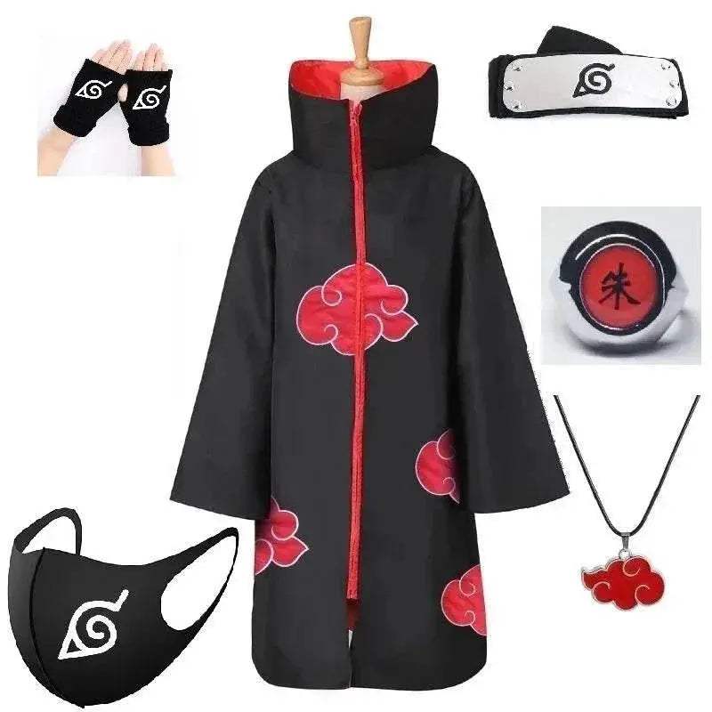  Premium Akatsuki Cloak Costume 5 Piece Set Toyland EU -  ToylandEU™