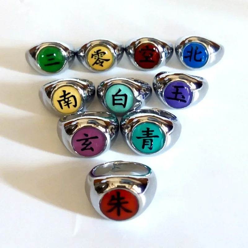 Premium Akatsuki Ring Set For Unisex Cosplay Halloween - ToylandEU
