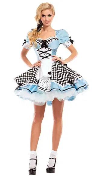 Premium Alice In Wonderland Maid Cosplay Costume For Adults - ToylandEU