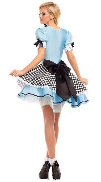 Premium Alice In Wonderland Maid Cosplay Costume For Adults - ToylandEU