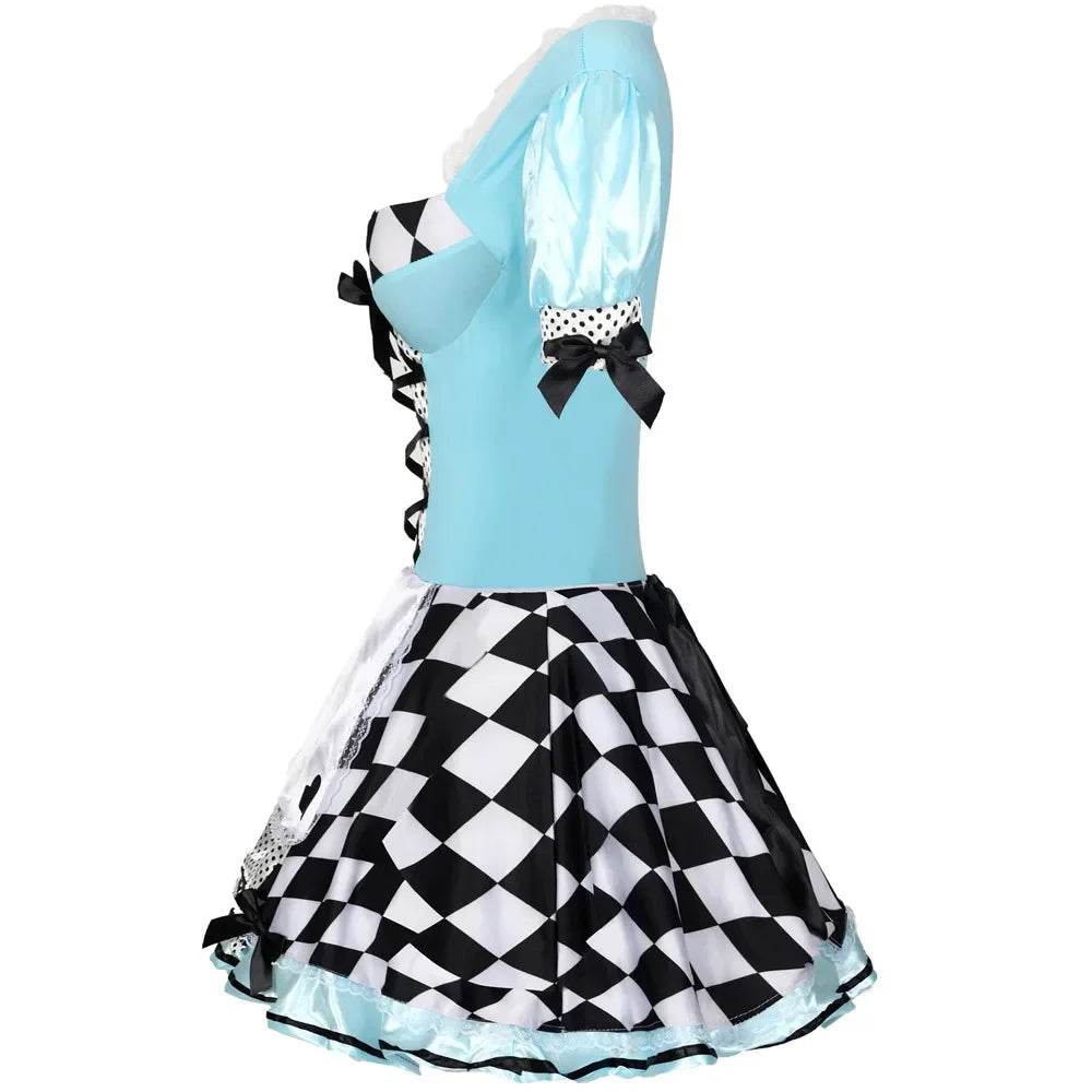 Premium Alice In Wonderland Maid Cosplay Costume For Adults - ToylandEU