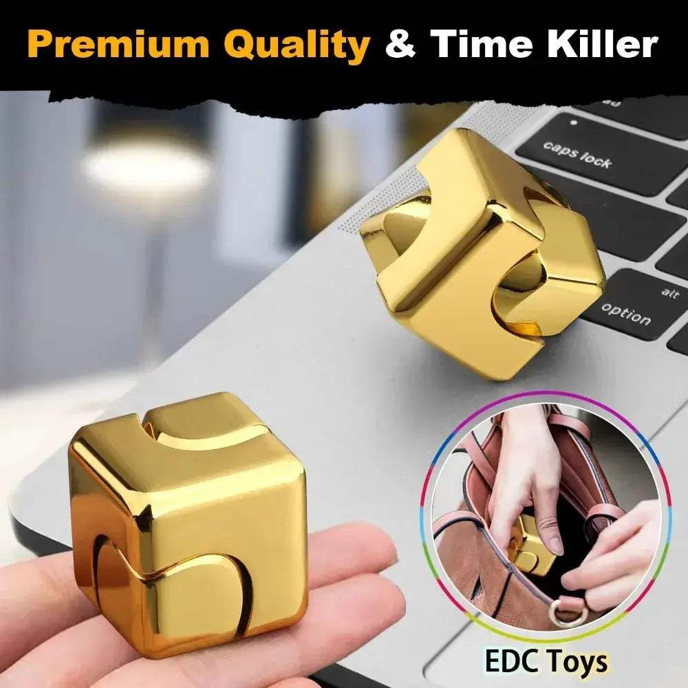  Premium Alloy Cube Spinner 2in1 Fidget Toy Toyland EU -  ToylandEU™