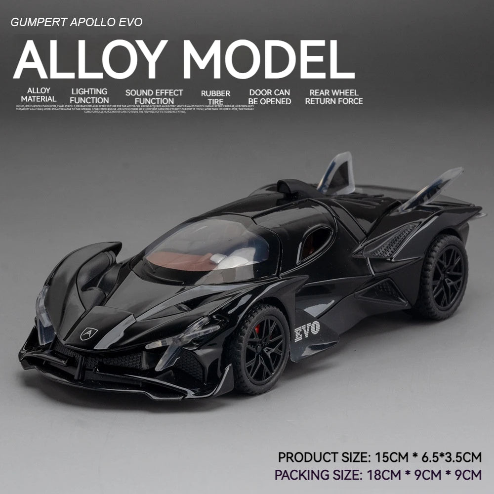 Premium Alloy Diecast Car One To Thirty Two Scale With Sound And Light Pull Back For Adult Collectors - ToylandEU