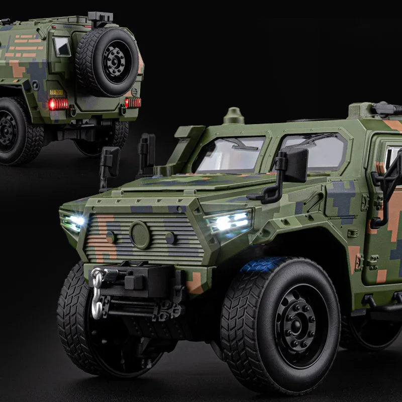 Premium Alloy Diecast Model Car Explosion Proof Armor With Pull Back Sound And Light For Young Kids - ToylandEU