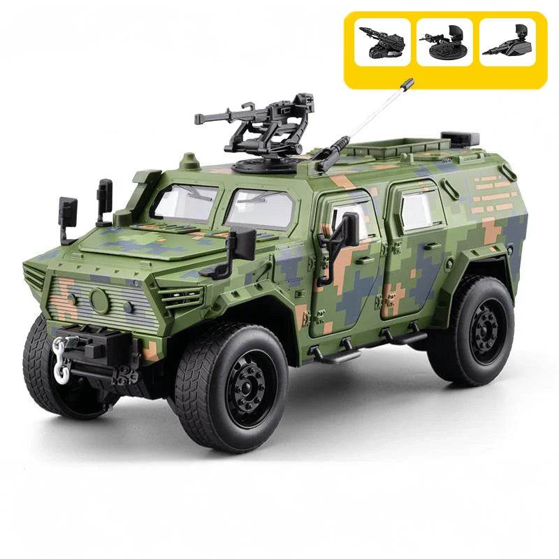 Premium Alloy Diecast Model Car Explosion Proof Armor With Pull Back Sound And Light For Young Kids - ToylandEU