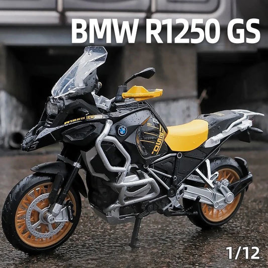 Premium Alloy Diecast Motorcycle Model 1 12 Scale BMW R1250 GS Display Ornament For Collectors And Enthusiasts - ToylandEU