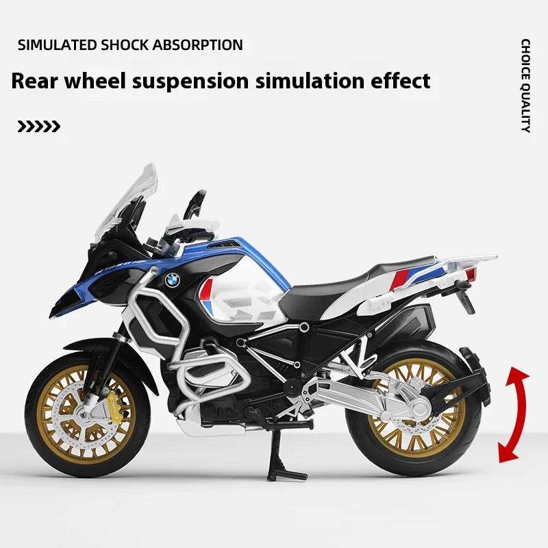 Premium Alloy Diecast Motorcycle Model 1 12 Scale BMW R1250 GS Display Ornament For Collectors And Enthusiasts - ToylandEU