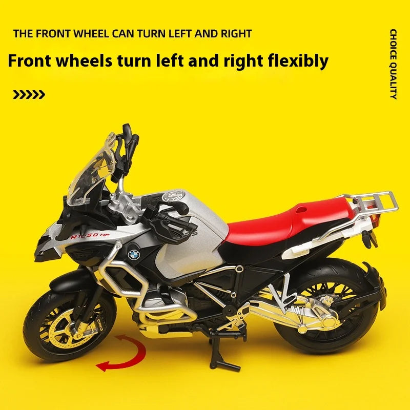 Premium Alloy Diecast Motorcycle Model 1 12 Scale BMW R1250 GS Display Ornament For Collectors And Enthusiasts - ToylandEU