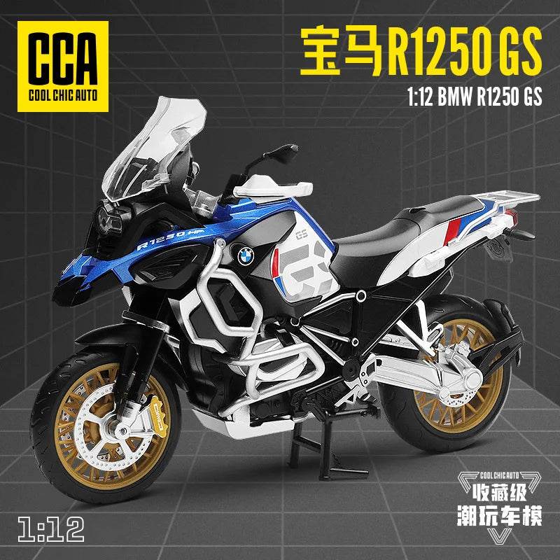 Premium Alloy Diecast Motorcycle Model 1 12 Scale BMW R1250 GS Display Ornament For Collectors And Enthusiasts - ToylandEU