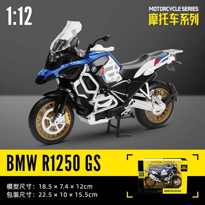 Premium Alloy Diecast Motorcycle Model 1 12 Scale BMW R1250 GS Display Ornament For Collectors And Enthusiasts - ToylandEU