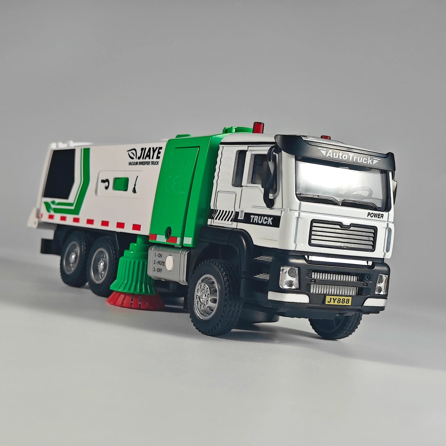 Premium Alloy Diecast Truck Vacuum Cleaning Sound And Light For Kids - ToylandEU