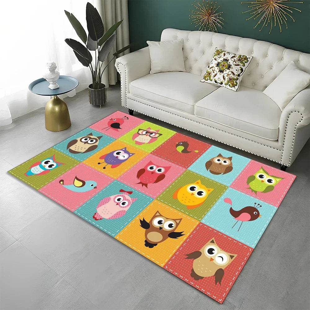 Premium Alphabet Rug Non Slip Cartoon Design For Playrooms - ToylandEU