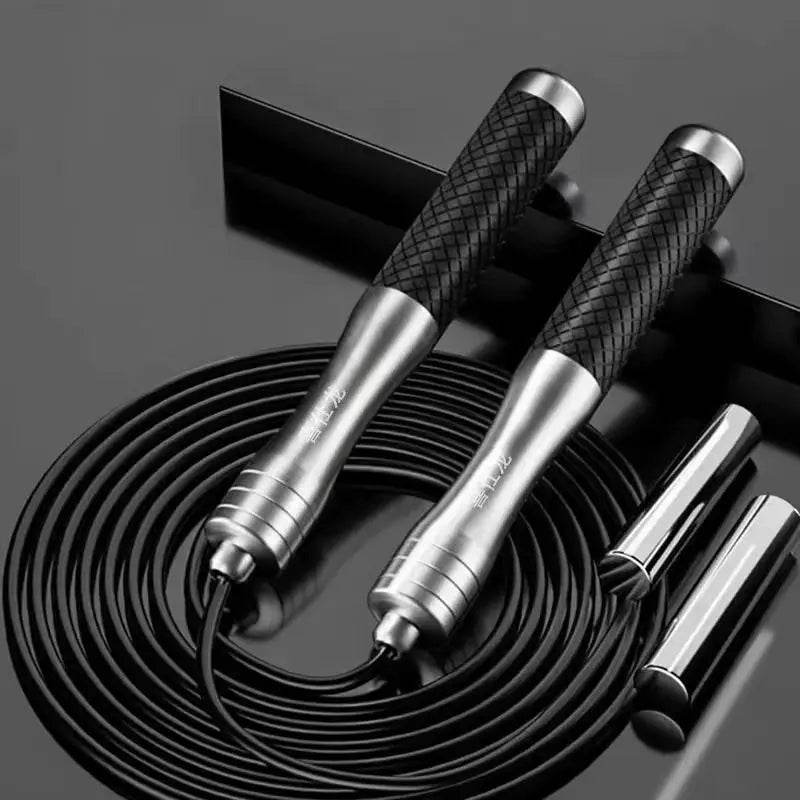Premium Aluminum Alloy Jump Rope with Non-Slip Grip for Unisex Fitness Training and Weight Loss - ToylandEU