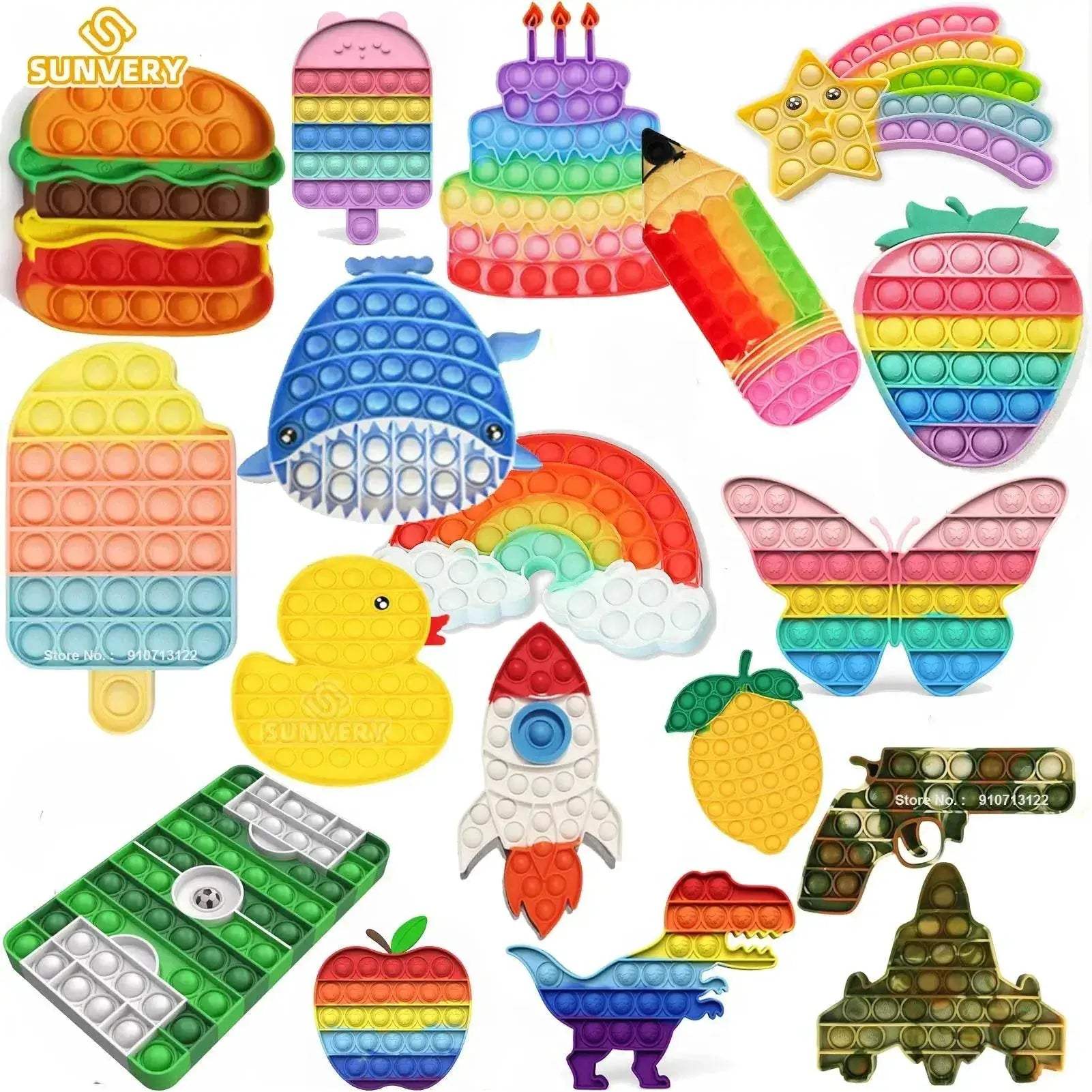  Premium Animal Fidget Toys Push Bubble Toyland EU -  ToylandEU™