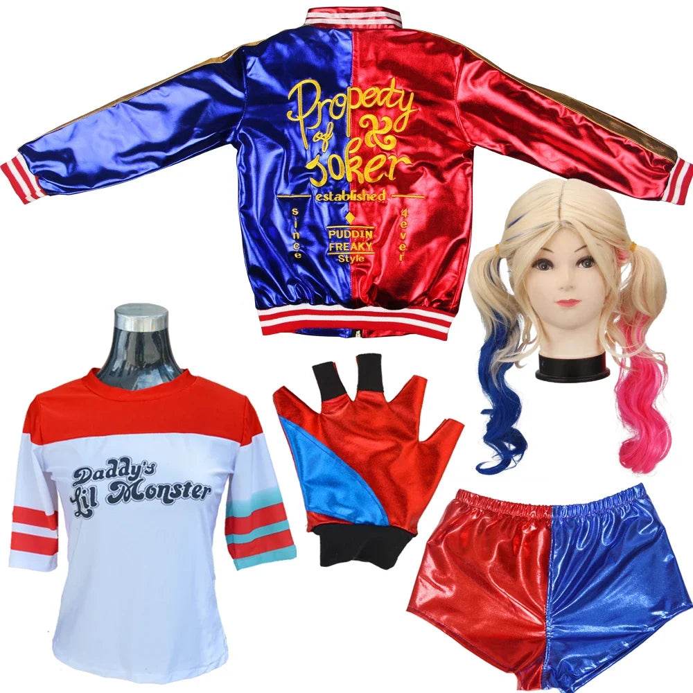 Premium Anime Costume Set For Women With Quinn Wig Included - ToylandEU