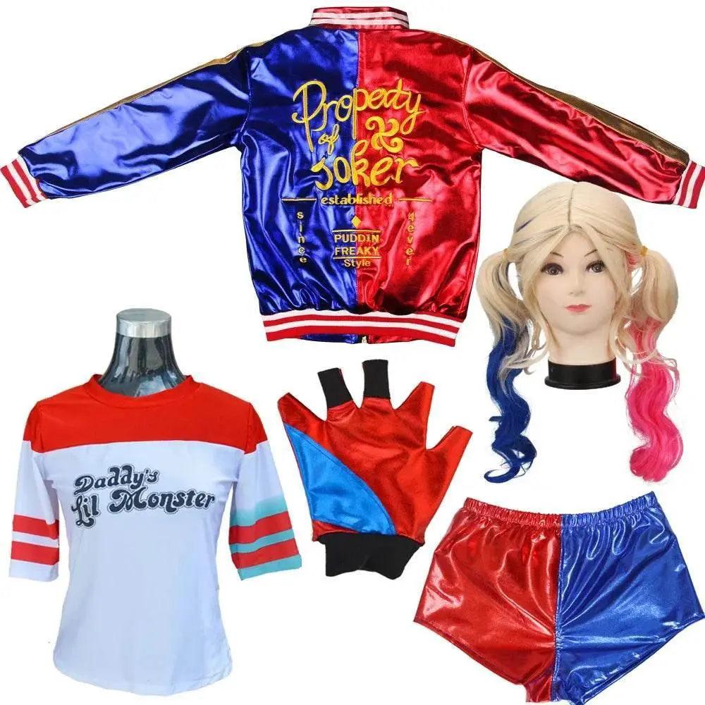  Premium Anime Costume Set Quinn Wig 2Pc Toyland EU -  ToylandEU™