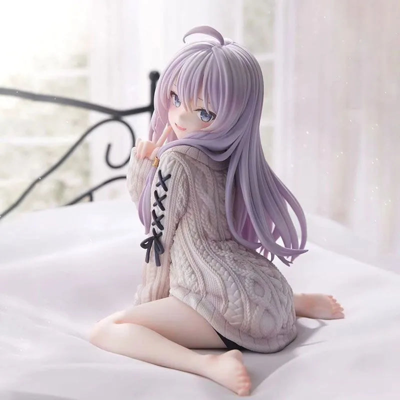Premium Anime Figure 13cm Elaina Sweater Doll Desk Decor - ToylandEU