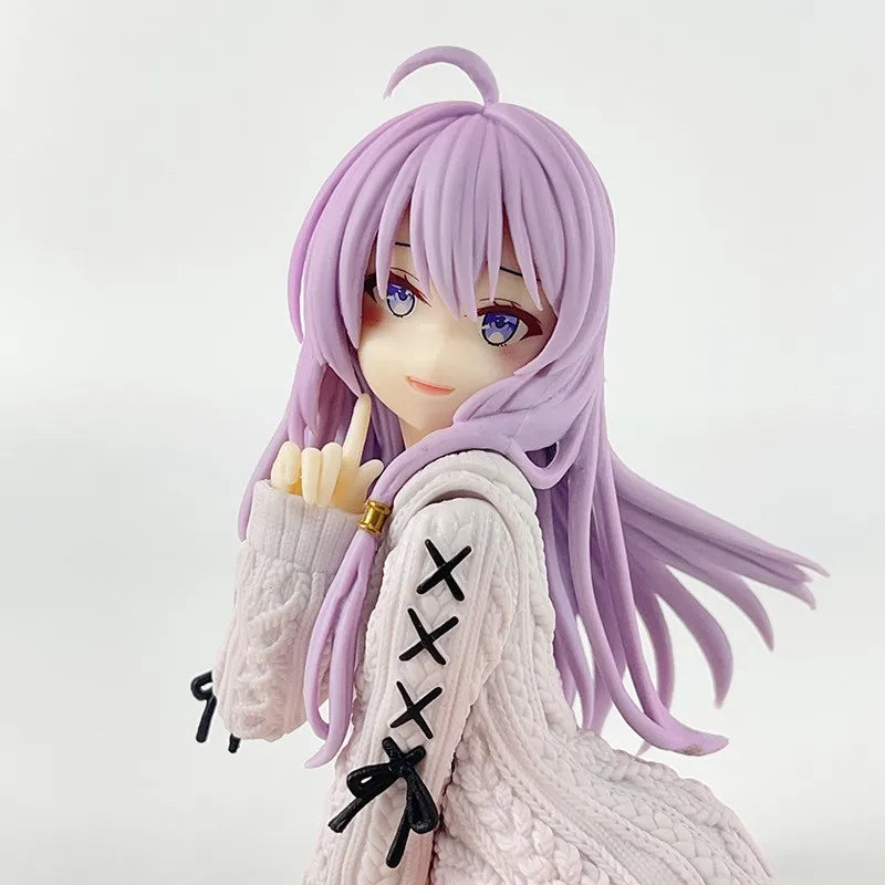 Premium Anime Figure 13cm Elaina Sweater Doll Desk Decor - ToylandEU